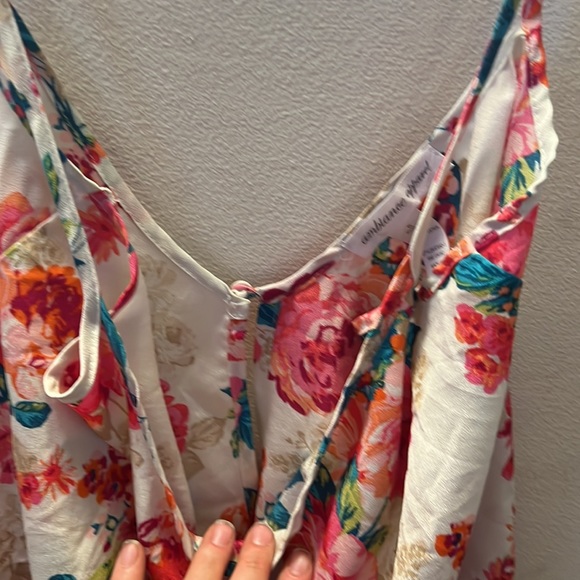 Floral crop top - open back - Picture 2 of 5